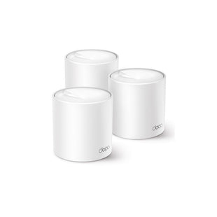 Router TPLINK  Sistema WiFi 6 en malla para todo el hogar AX3000 Paquetes de tres