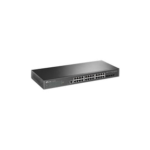 Switch TPLINK administrable JetStream de 24 puertos Gigabit L2 + con 4 ranuras 10GE SFP