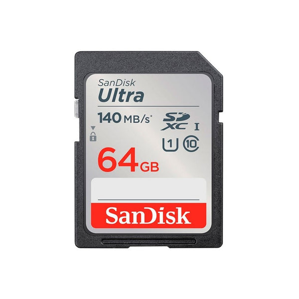 Tarjeta SD SanDisk  Secure Digital Ultra SDHC/SDXC 64GB UHS-I  140Mb/s C10 U1