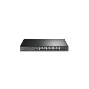 Switch TPLINK PoE administrable JetStream de 24 puertos Gigabit y 4 puertos 10GE SFP