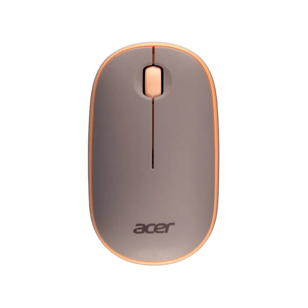 Mouse Acer AMR100 Color Durazno inalámbrico de burbuja (1600 DPI/frecuencia inalámbrica de 2,4 GHz/sensor óptico/llave USB)