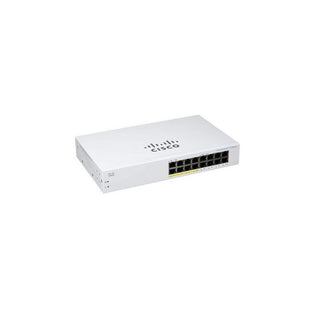Cisco Business 110 Series Unmanaged Switch, 16-port GE, Partial PoE (CBS110-16PP)