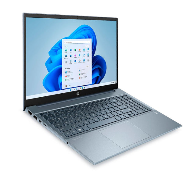 Portatil Hp Pavilion 15-eh1509la R5-5500U | 8GB | 512SSD | 15 HD - TN | NO TOUCH | UMA | Fog Blue | FF | W10 SLEM | Bundle Backpack Gris Sustentable