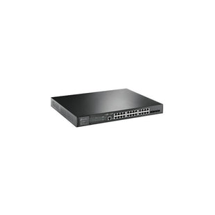 Switch TPLINK PoE administrable JetStream de 24 puertos Gigabit y 4 puertos 10GE SFP