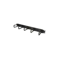 Administrador de cables horizontal de 1U SmartRack - tipo de anillo flexible