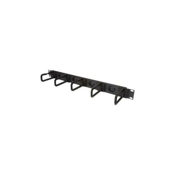 Administrador de cables horizontal de 1U SmartRack - tipo de anillo flexible