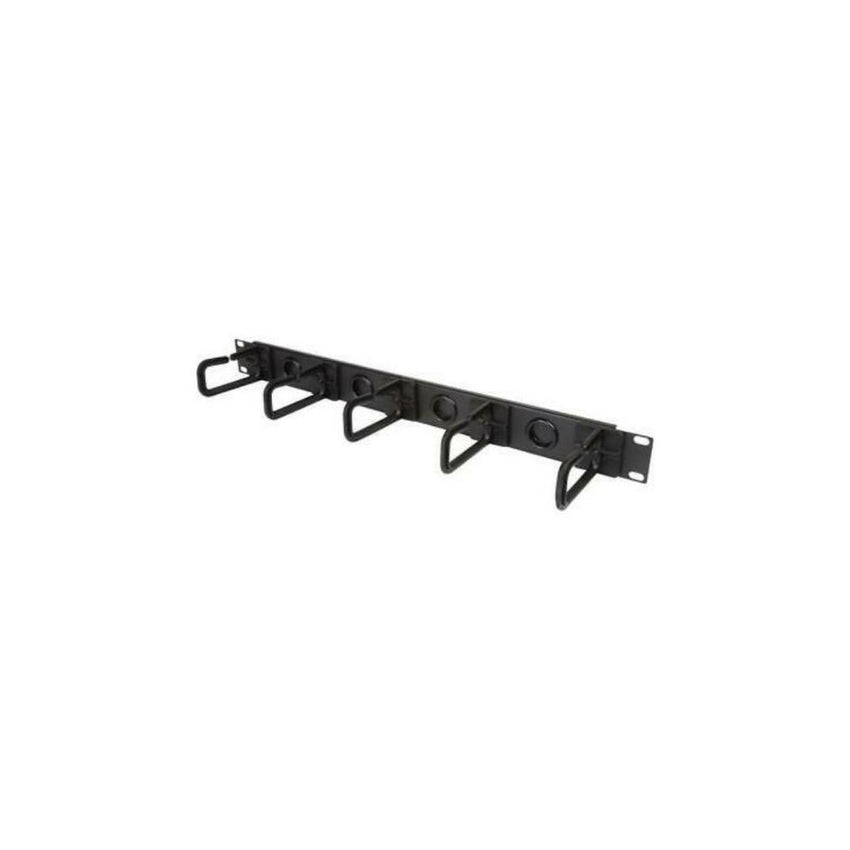 Administrador de cables horizontal de 1U SmartRack - tipo de anillo flexible