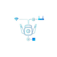 Cámara TPLINK Wifi de Seguridad Para Exteriores COLOR Blanco