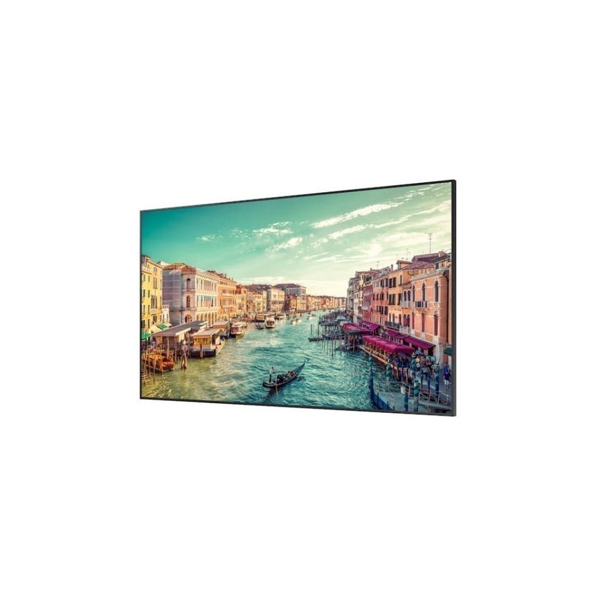 Monitor industrial samsung QB85R Tamaño: 85, Resolución 3840x2160 (16:9) 4K UHD, Brillo 350nit, Contraste: 4000:1 Magicinfo S6 , SSSP 6.0,Características: uso 24 horas/día, soporte UHD, , altavoces 10Wx2.,Entradas: , DVI-D, HDMI 2.0 x2, Audio mini Jack, H
