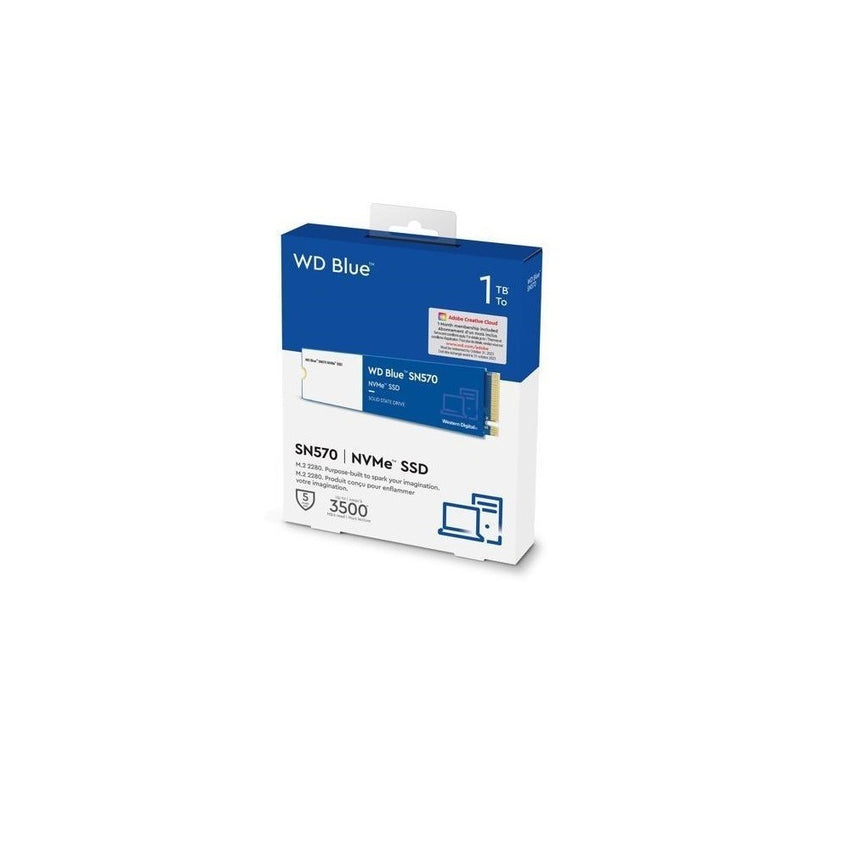 Unidad de estado sólido SSD Western Digital Blue SN570 1TB NVMe PCIe  lectura secuencial