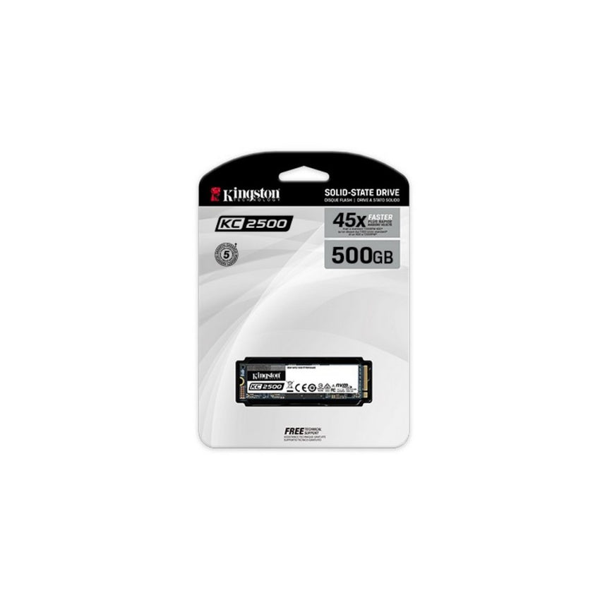 Unidad de estado solido ssd kingston KC2500 500GB M.2 PCIe NVMe
