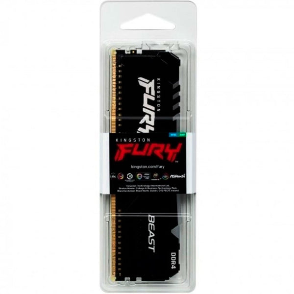 Memoria ram Kingston FURY Beast RGB para pc 8GB DDR4 3000MHz