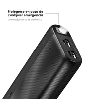 Power Bank Oraimo Cargador Pórtatil Batería 20000mah Traveler 4 Negro