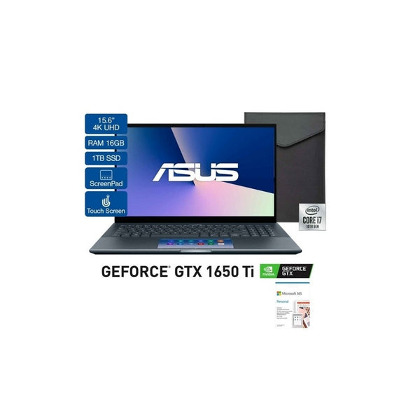Portátil ASUS UX535LI-E2147TS Intel® Core™ i7-10750H Processor 2.6 GHz , 15.6 4K, 16GB,  1TB SSD,SO Windows 10 , Sin Unidad Óptica, NVIDIA® GeForce® GTX 1650 Ti 4GB GDDR6, Pine Grey.