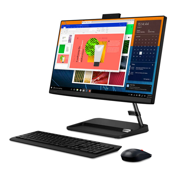 Todo en uno Lenovo IC 3 24ADA6 AMD Ryzen 3 3250U 23,8 Pulgadas FHD Memoria 8GB Estado Solido 256GB Linux - Negro