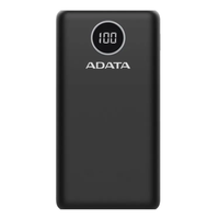 Power Bank 20000mAh Negra digital /2 puertos usb quick charge + 1 Puerto Tipo C Salida + 1 Puerto Tipo C Entrada