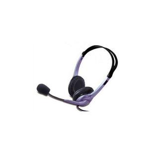 Audífono Diadema Genius HS-04S 2 Plug 3.5mm Azul-Negro