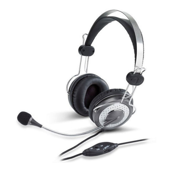 Audífono Diadema GENIUS HS-04SU 2 Plug 3.5mm COLOR Gris