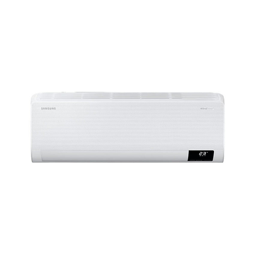Mini Split Samsung 12.000 BTU WIND-FREE INVERTER R410A. 220V Caracteristicas princiapales:  *SIN CORRIENTES DE VIENTO *Modo Usuario Unico* Enfriamiento Rápido *Modo Good Sleep *Compresor digital Inverter Boost *Control Wi-Fi a traves de Smart Things *Easy
