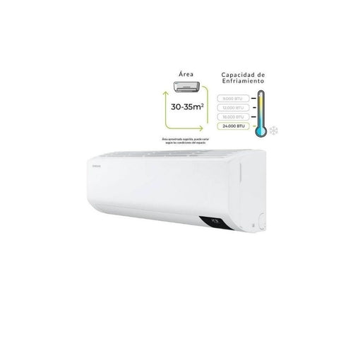 Aire acondicionado samsung mini split 24000btu wind-free inverter
