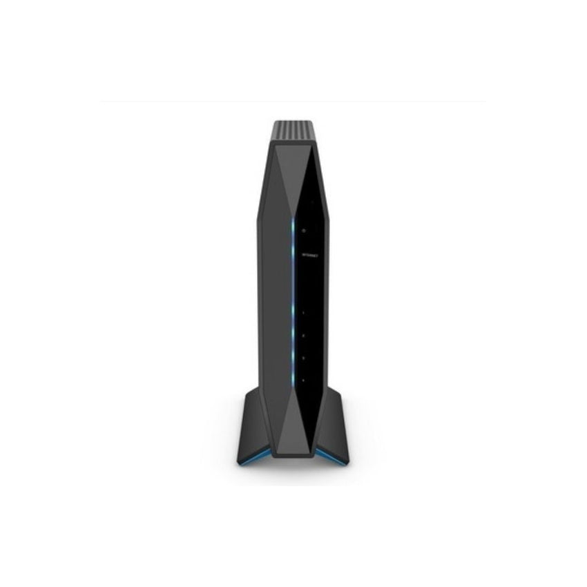 Router AX1800 enrutador de doble banda 2.4 y 5 GHz , 4 puertos ethernet gigabit ,1 de Internet gigabit,1 USB 3.0,Tecnología MU-MIMO,Beamforming,Ofrece mayor velocidad, alcance y seguridad para todas sus necesidades de red.