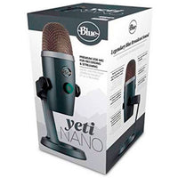 Micrófono profesional logitech Yeti Nano Gris