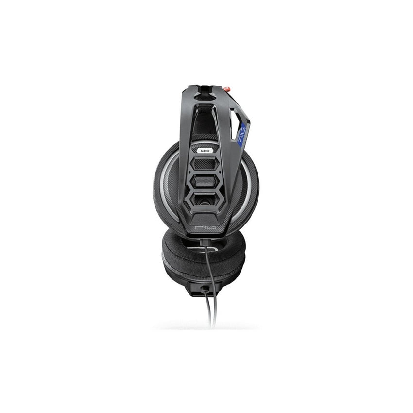 Audífonos Gaming alambricos de diadema con micrófono,NACON PLANTRO-RIG400HSW, Color Blanco, Plug 3.5mm