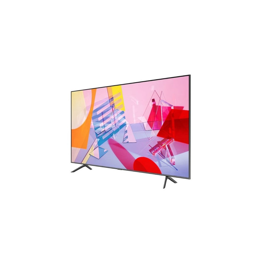 Televisor Samsung FLAT QLED Smart TV 65 pulgadas, UHD 4K  /3,840 x 2,160 / DVB-T2 / Procesador Quantum Bluetooth / Dual Led / asistente de voz /  modo ambiente/ Modo Juego/  HDMI x 3 / USB x 2 / abre y edita archivos de Office/Garantía 1 año