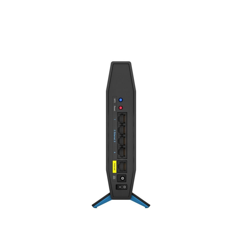 Router  E5600 AC1200 WIFI 5,Doble banda 2,4 GHz + 5 GHz (866 + 300 Mbps),4 antenas internas ,puertos 1 WAN+ 4 LAN,procesador 880 MHz de doble núcleo,Flash NAND de 128 MB y DDR3 de 128 MB,WPA2 personal.