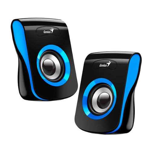 Parlante GENIUS Estereo Sp-Q180 USB Power COLOR Azul
