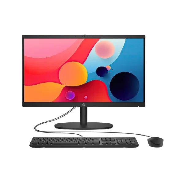 HP AIO 22-dg0011la INTEL PROCESSOR N100 (ALDER LAKE-N) RAM 8GB (1x8GB) DDR5 4800 NECC/SSD 256G 2280 PCIe NVMe Value/Non-Touch/21.5 FHD Antiglare VA/UMA/Jet Black no card reader - HD Camera/FREEDOS