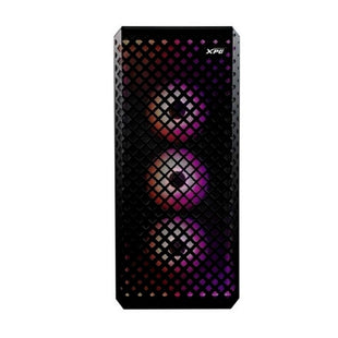 Chasis gamer XPG DEFENDER PRO Negro / Vidrio templado X1 / 3 Fan cooler ARGB