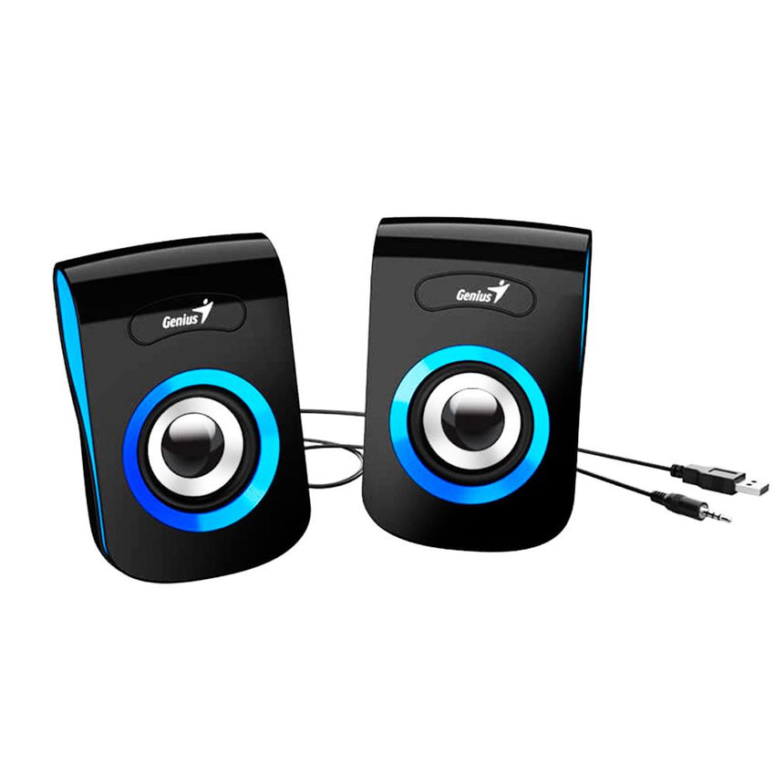 Parlante GENIUS Estereo Sp-Q180 USB Power COLOR Azul
