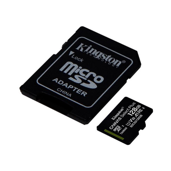 Memoria Micro SD KINGSTON Canvas Select Plus 128GB COLOR Negro