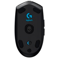MOUSE G305 LIGHTSPEED Logitech Gaming Inalámbrico Receptor USB 12000DPI Compatible Win-Mac Sensor HERO 6Botones Programables Garantía 2Años-NEGRO