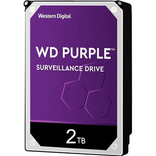 Disco duro western digital purpura 2TB 5400RPM sata 6Gbs cache 64 MB 3,5in videovigilancia trabajo 24/7