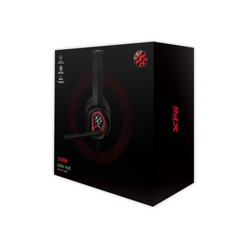 Diadema gamer XPG by ADATA EMIX H20 / Sonido Envolvente 7.1 / RGB / Microfono Ajustable