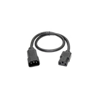 Cable de Alimentación para Servicio Pesado para PDU, C13 a C14 - 15A, 250V, 14 AWG, 1.83 m [6 pies], Negro