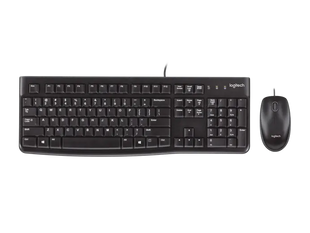 Combo LOGITECH Teclado + Mouse MK120 COLOR Negro