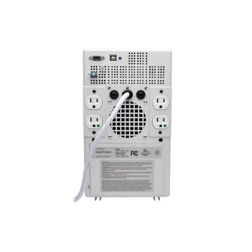 UPS SmartPro Interactivo de Grado Médico en Torre 120V 700VA 450W con 4 Tomacorrientes, Aislamiento Completo, USB, DB9