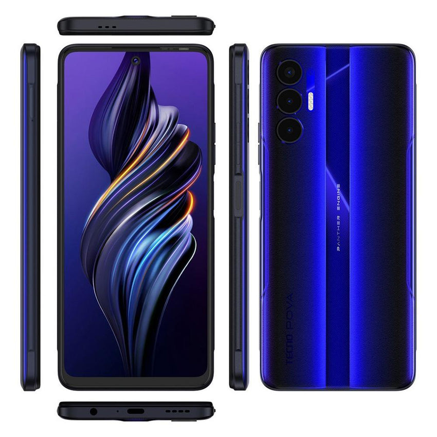 Celular Tecno Pova 3 ROM 128GB RAM 6GB Azul