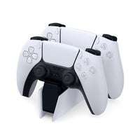Estación de carga para control Inalámbrico PlayStation 5 DualSense. Color: Blanco Negro