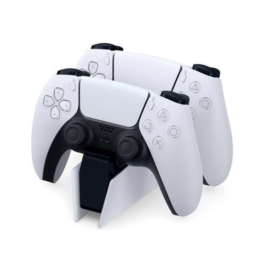 Estación de carga para control Inalámbrico PlayStation 5 DualSense. Color: Blanco Negro