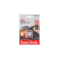 Tarjeta SD SanDisk Ultra SDHC/SDXC UHS-I  64GB 120Mb/s C10 U1