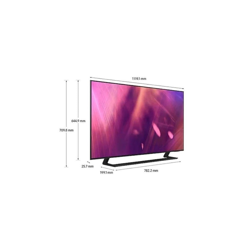 Televisor Samsung FLAT LED Smart TV 50 pulgadas UHD 4K  /3,840 x 2,160 / DVB-T2 / Bluetooth/ AirPlay 2 / Bixby / HDMI x 3/ USB x 2 /LAN/abre y edita archivos de Office/ Garantía 1 año / Sonido ots / doble pantalla / barra de juegos