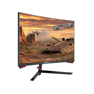 Monitor Dahua Curvo Gamer 27” panel VA / borde delgado 3 caras VA,Tamaño: 27 Color Negro,Resolución 1920 X 1080 (16:9),Tipo de pane: VA,Tipo de respuesta: 5ms (GTG) tasa de referesco 165 HZ,Conectividad:  DP / HDMI 1,4  (Incluye cable HDMI),Angulo de visi