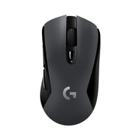MOUSE G603 LIGHTSPEED Logitech Gaming Inalámbrico Receptor USB 12000DPI Compatible Win-Mac Sensor HERO16K 6Botones Programables RGB Lightsybc Garantía 2Años-NEGRO