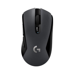 MOUSE G603 LIGHTSPEED Logitech Gaming Inalámbrico Receptor USB 12000DPI Compatible Win-Mac Sensor HERO16K 6Botones Programables RGB Lightsybc Garantía 2Años-NEGRO