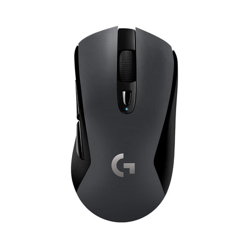 MOUSE G603 LIGHTSPEED Logitech Gaming Inalámbrico Receptor USB 12000DPI Compatible Win-Mac Sensor HERO16K 6Botones Programables RGB Lightsybc Garantía 2Años-NEGRO