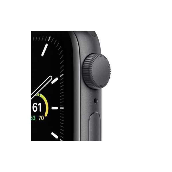 Apple Watch SE (GPS) - Caja de aluminio en gris espacial de 40 mm - Correa deportiva negra - Talla única